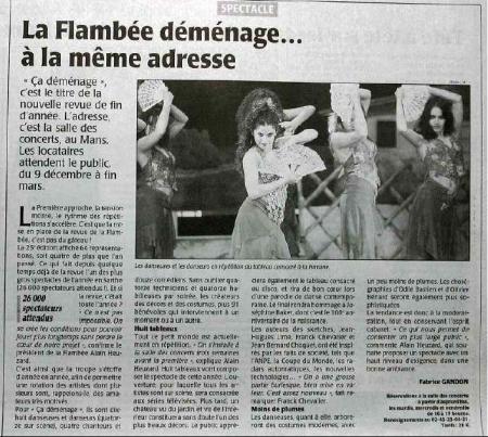 LA FLAMBEE DE L'EPAU   