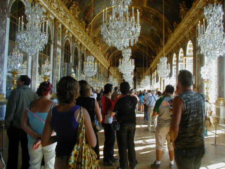 la fameuse galerie des glaces
